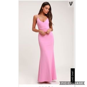 Infinite Glory Pink Maxi Dress